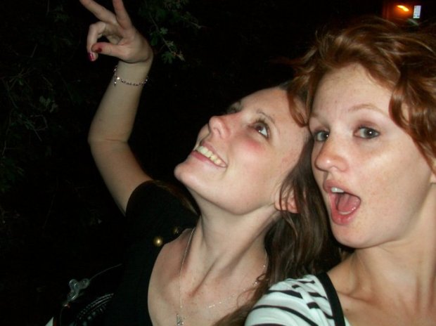 On the back of a bicycle taxi