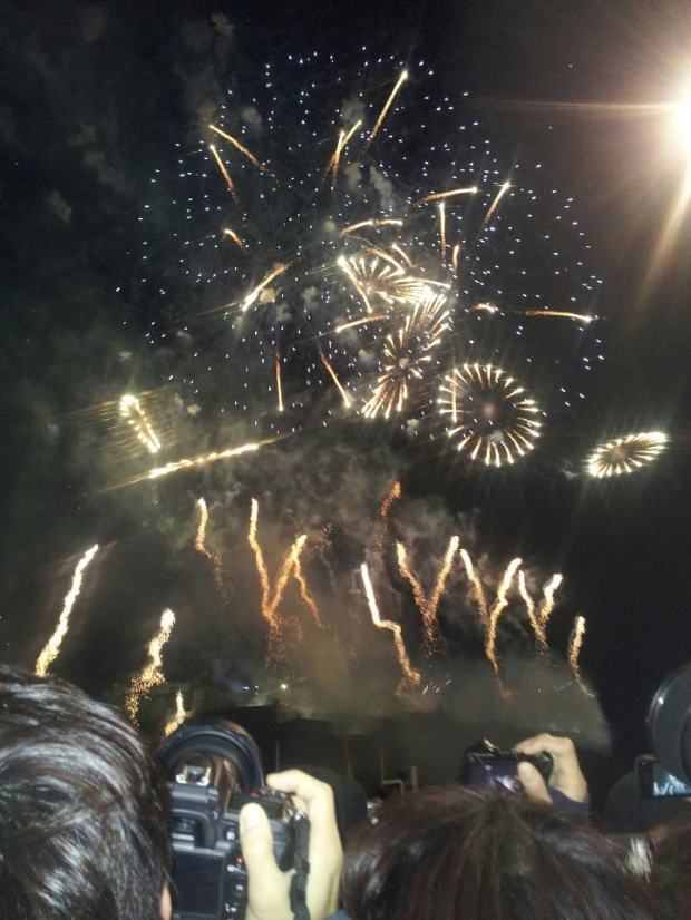 Hogmanay NYE fireworks 