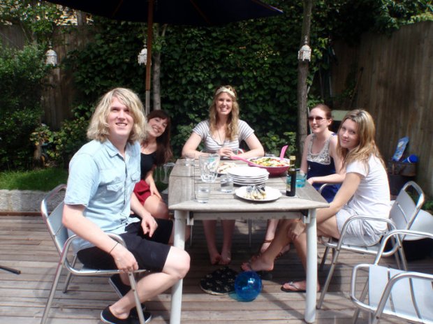 BBQ summer lunch in Clapham, London 2010