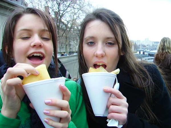 Enjoying the street food trucks 2007