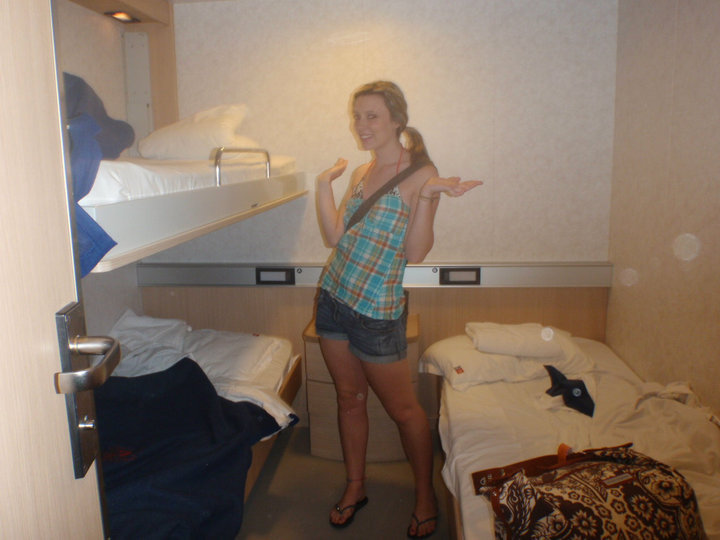 Cabin inside overnight ferry