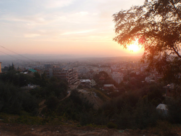 Tirana sunset