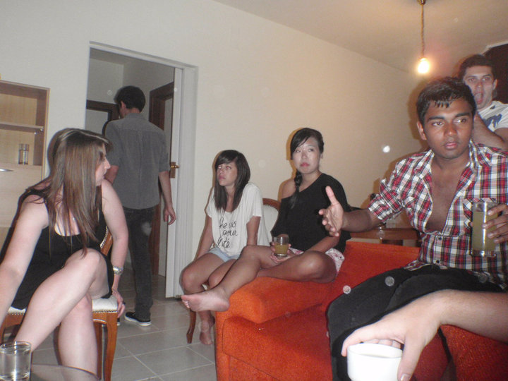 Albanian apartment party