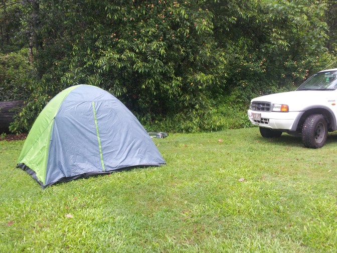 Our pitiful tent