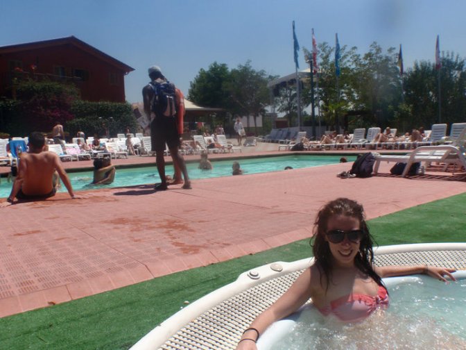 Campsite jaccuzi