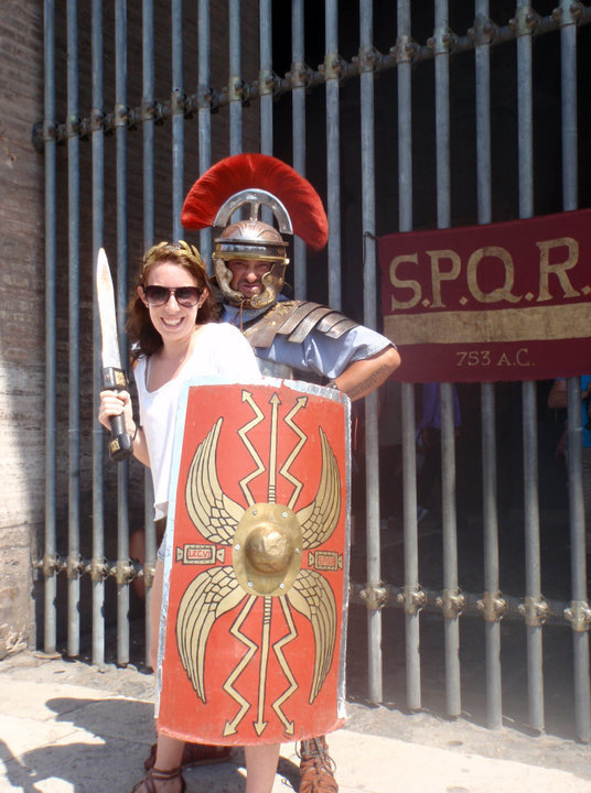 Roman gladiator 