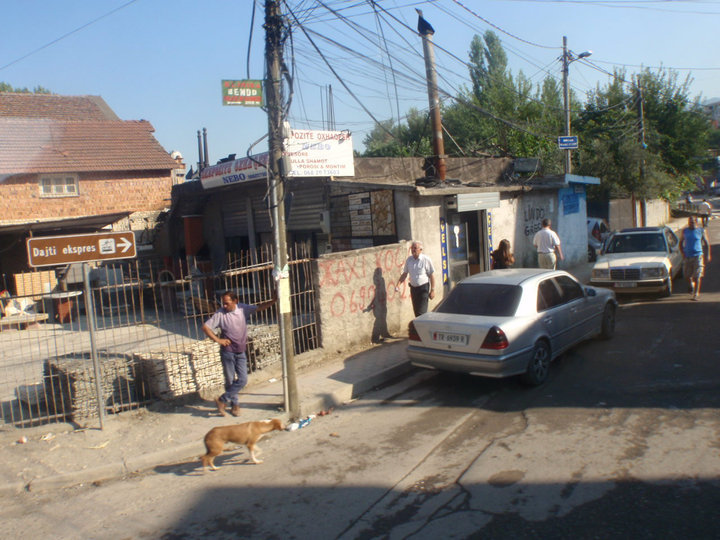 Local street of Tirana