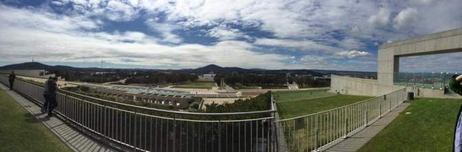 Rooftop view from Parliament House